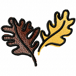 Leaves Embroidery Design 1